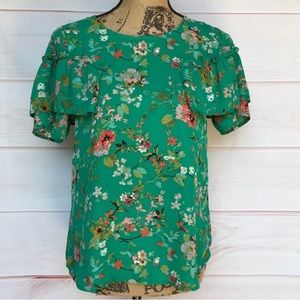 Xhilaration Ruffle Sleeve Top